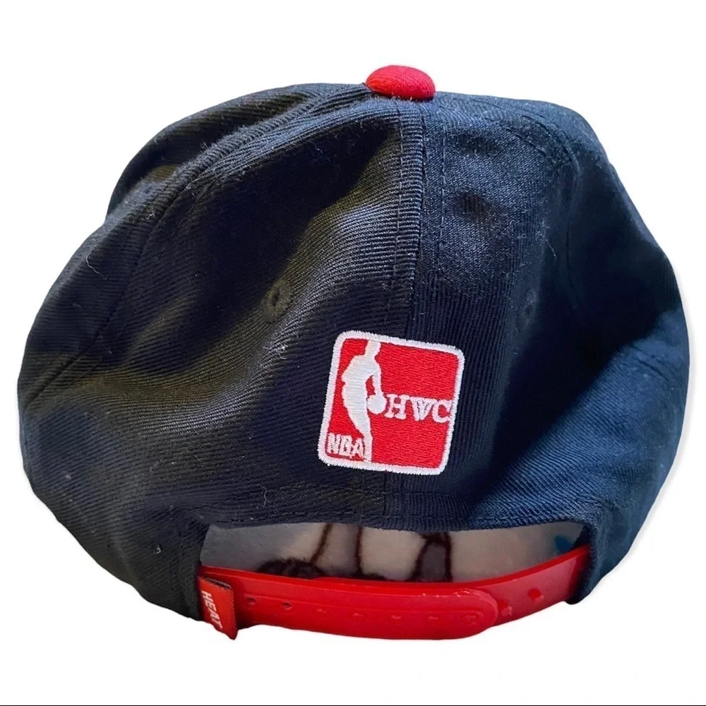 47 Brand Miami Heat Flat Brim Snapback Wool Blend Hat Cap One Size